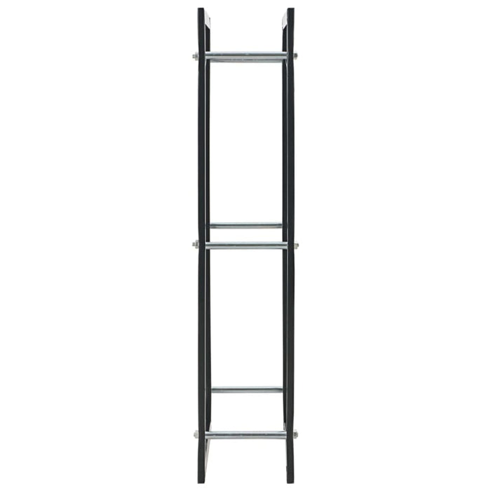 Firewood Rack Black 44x20x100 Cm Steel Xnaibb