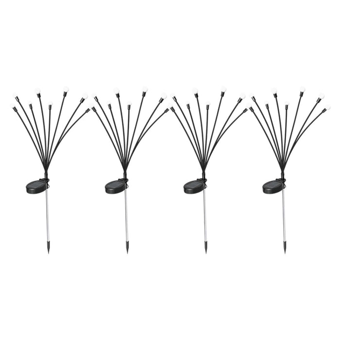 Goslash Picks Firfly Solar Lawn Lights 8led 4pc Outdoor