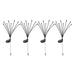 Goslash Picks Firfly Solar Lawn Lights 8led 4pc Outdoor