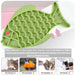 Fish Slow Feeder With Lick Mat