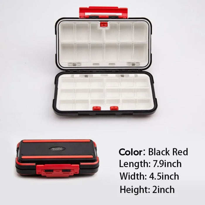 Fishing Tackle Box Waterproof Double Sided Multifunctional
