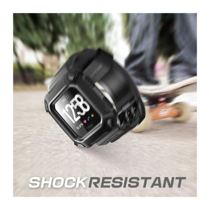 Fitbit Versa Unicorn Beetle Pro Wristband Case - Black