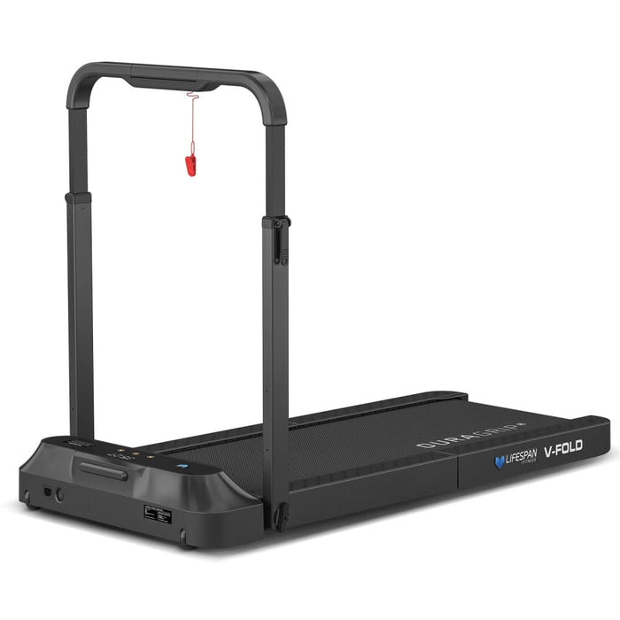 Fitness V-fold Treadmill With Ergodesk Automatic Standing