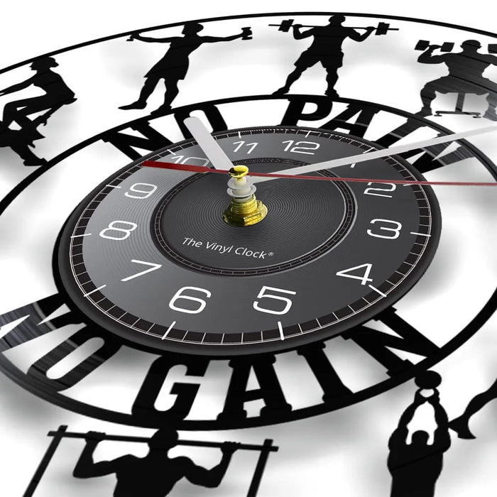 Fitness Kettlebell Wall Clock