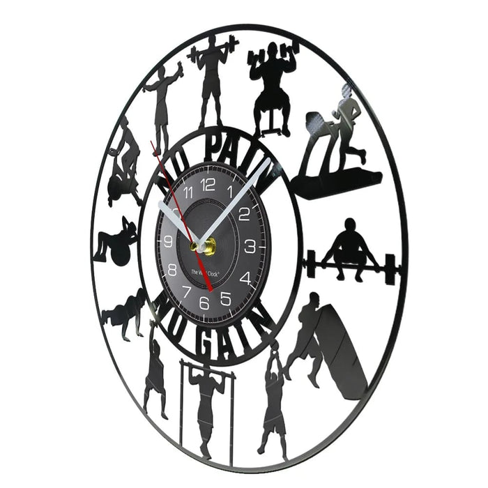 Fitness Kettlebell Wall Clock