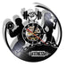 Fitness Vinyl Record Clock Sport Body Health Handmade