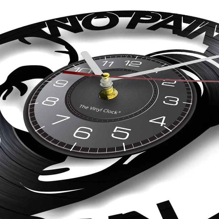 Fitness Vinyl Record Wall Clock