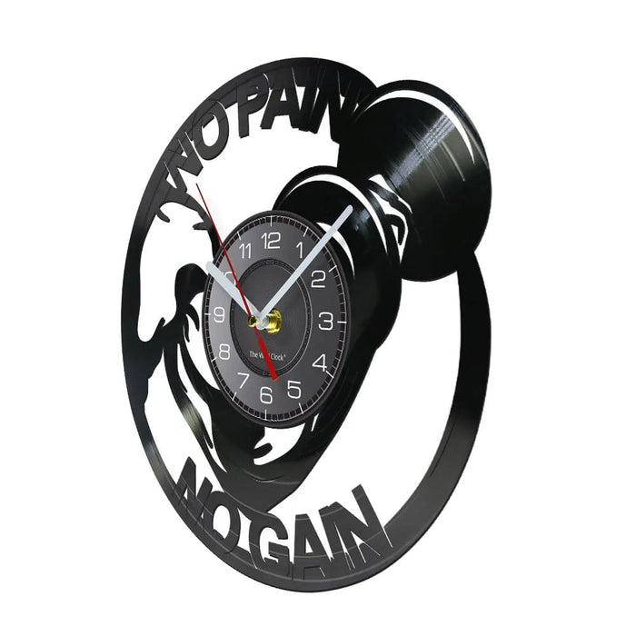 Fitness Vinyl Record Wall Clock