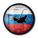 Flag Of Russia Led Wall Clock For Living Room Vintage