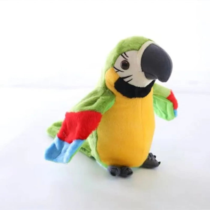 Flapping Musical Parrot Toy Record Teach Play