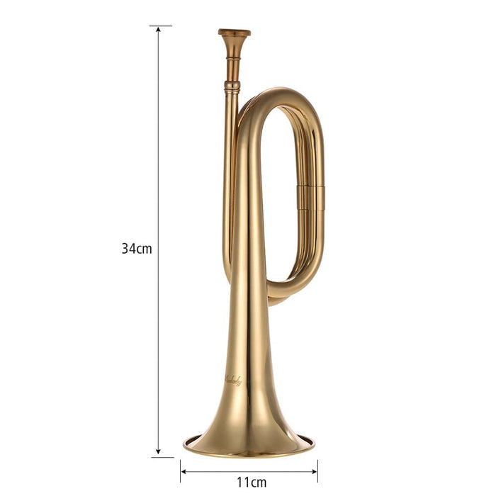 B Flat Trumpet Bugle Call Brass Cavalry Horn