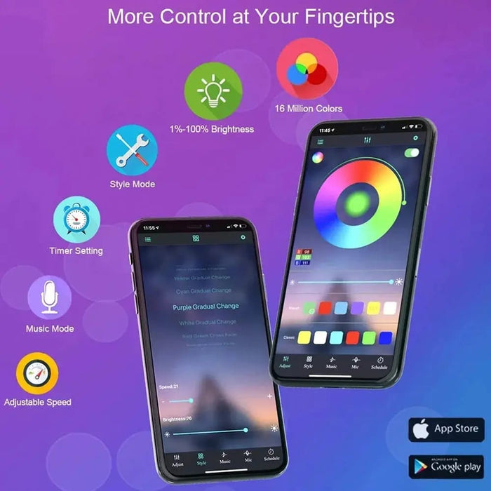 Flexible Rgb Led Strip With Remote Usb Powered