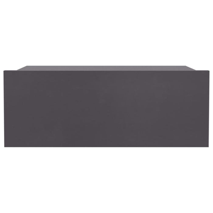 Floating Nightstands 2 Pcs Grey 40x30x15 Cm Engineered Wood