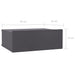 Floating Nightstands 2 Pcs Grey 40x30x15 Cm Engineered Wood