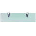 Floating Shelves 2 Pcs Glass 40x10 Cm 8 Mm Tbpoakp