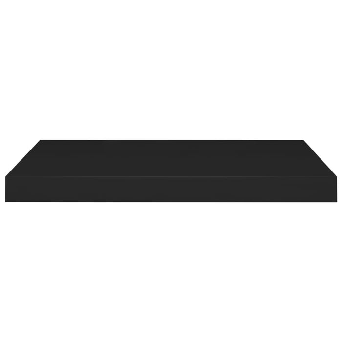 Floating Wall Shelf Black Mdf Txtntx