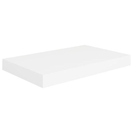 Floating Wall Shelf White Mdf Txtnbp