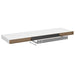 Floating Wall Shelf White Mdf Txtnoa