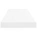 Floating Wall Shelf White Mdf Txtnoa