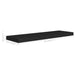 Floating Wall Shelves 2 Pcs Black Mdf Txtntl
