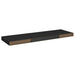 Floating Wall Shelves 2 Pcs Black Mdf Txtntl