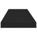 Floating Wall Shelves 2 Pcs Black Mdf Txtntl