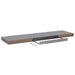 Floating Wall Shelves 2 Pcs Grey Mdf Txtnlb