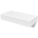 Floating Wall Shelves with Drawers 2 Pcs White Xilbbo
