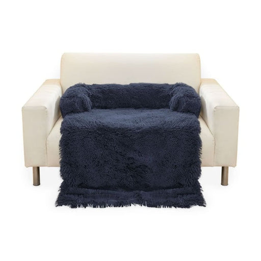 Floofi Pet Sofa Cover Soft With Bolster Xl Size Dark Blue