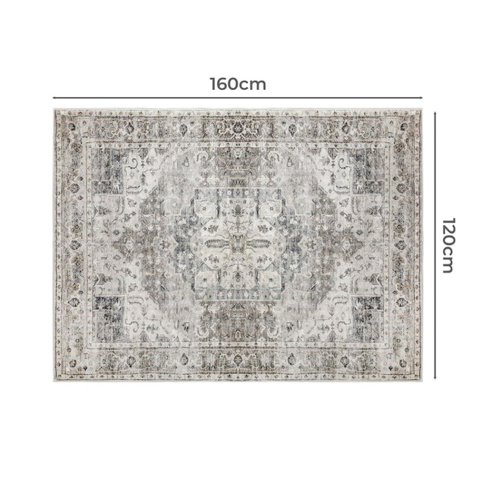 Floor Rug Area Large Mat Carpet Short Pile Modern 160x120cm