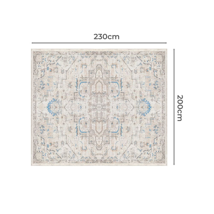 Floor Rug Area Large Mat Carpet Short Pile Modern 200x230cm