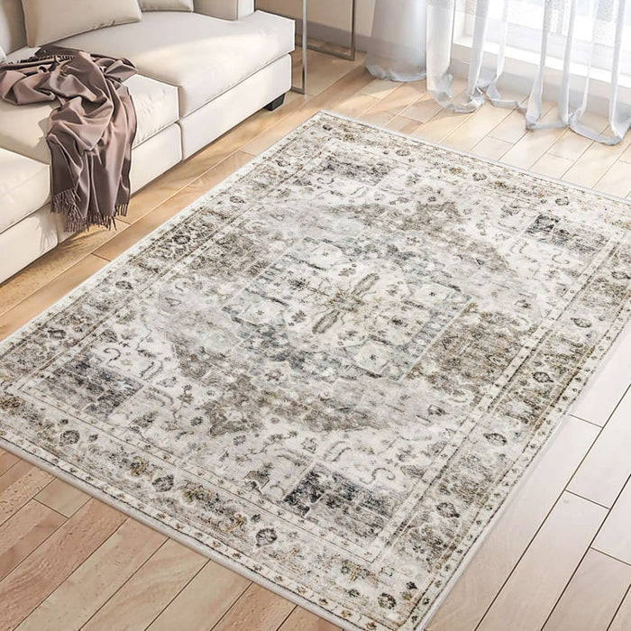 Floor Rug Area Large Mat Carpet Short Pile Modern 200x290cm