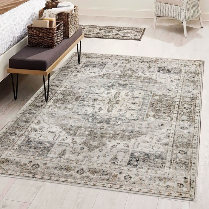 Floor Rug Area Large Mat Carpet Short Pile Modern 200x290cm