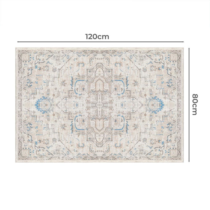 Floor Rug Area Large Mat Carpet Short Pile Modern 80x120cm