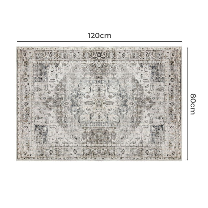 Floor Rug Area Large Mat Carpet Short Pile Modern 80x120cm