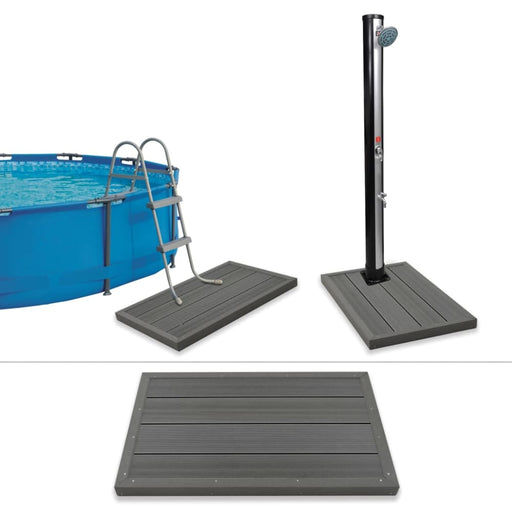 Floor Element For Solar Shower Pool Ladder Wpc Apbol