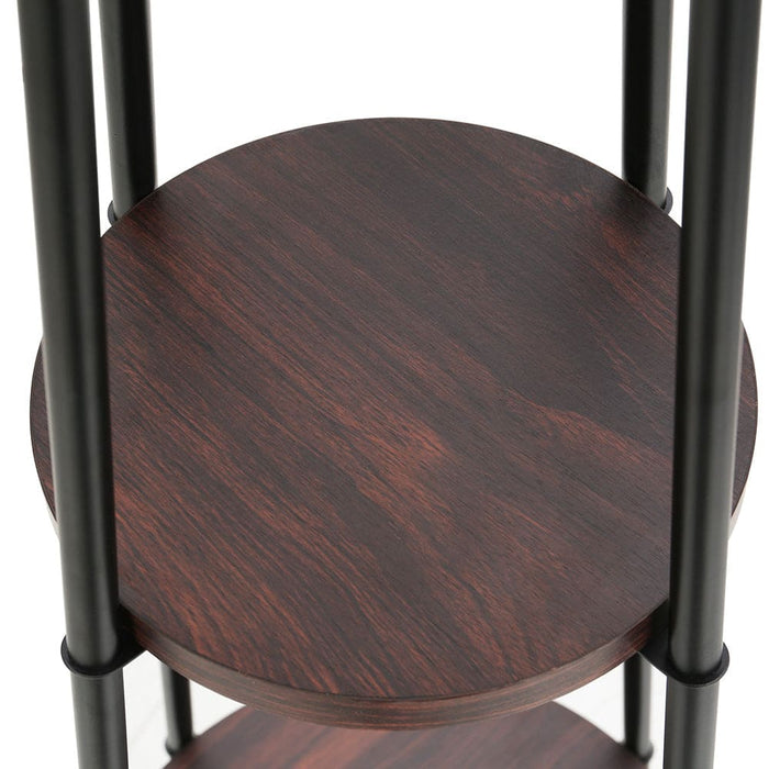 Floor Lamp Shelf Stand Modern Led Storage Shelves Living