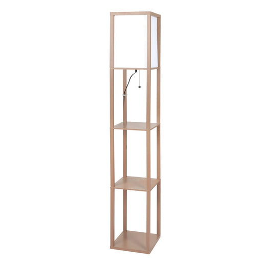 Led Floor Lamp With Storage Shelf 3 Tier Standing Reading