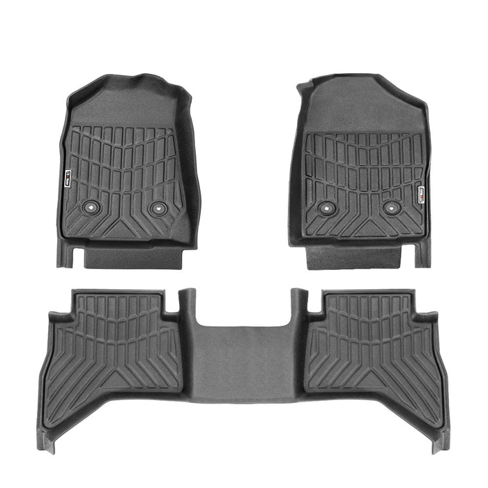 3D Tpe Car Floor Mats Liner Fit Holden Colorado Dual Cab 2012-2020