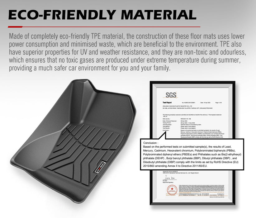 3D Tpe Car Floor Mats Liner Fit Gwm Tank 300 2022+