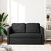 Floor Sofa Bed 2-in-1 Black 112x174x55 Cm Fabric Tptkll