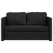 Floor Sofa Bed 2-in-1 Black 112x174x55 Cm Fabric Tptkll