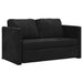 Floor Sofa Bed 2-in-1 Black 122x204x55 Cm Velvet Tptkpk