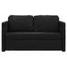Floor Sofa Bed 2-in-1 Black 122x204x55 Cm Velvet Tptkpk