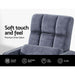 Floor Sofa Bed Lounge Chair Recliner Chaise Swivel Charcoal