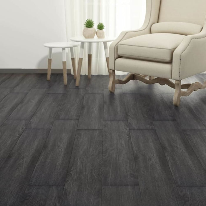 Pvc Flooring Planks 5.26 M² 2 Mm Black and White Xapoli