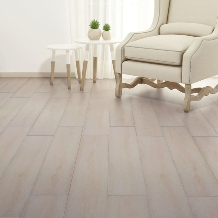 Pvc Flooring Planks 5.26 M² 2 Mm Oak Classic White Xapola