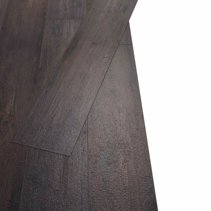 Pvc Flooring Planks 5.26 M² 2 Mm Oak Dark Grey Xapolk