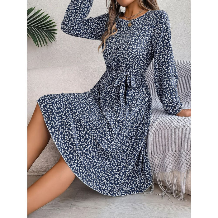 Floral Pleated Dresses for Women