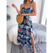 Floral Print Halter Dress for Women
